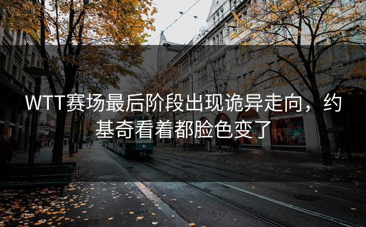 WTT赛场最后阶段出现诡异走向，约基奇看着都脸色变了
