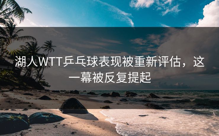 湖人WTT乒乓球表现被重新评估，这一幕被反复提起